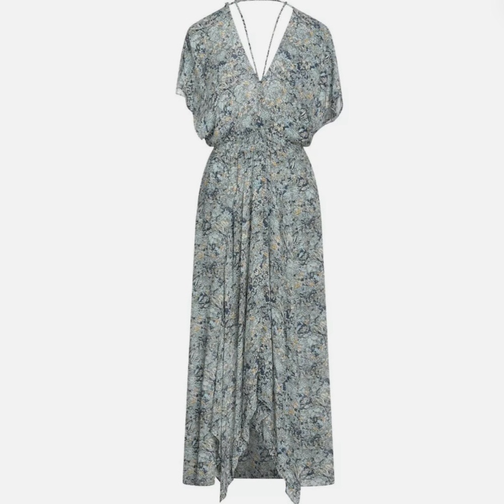 Maje Rachelli Floral maxi dress  size 34 - Picture 6 of 12